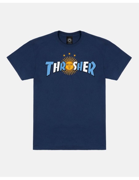 Thrasher Argentina Estrella Tee, Navy
