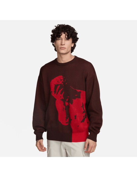 Nike SB CorpoSK8 GFX Knitted Sweater, Brown