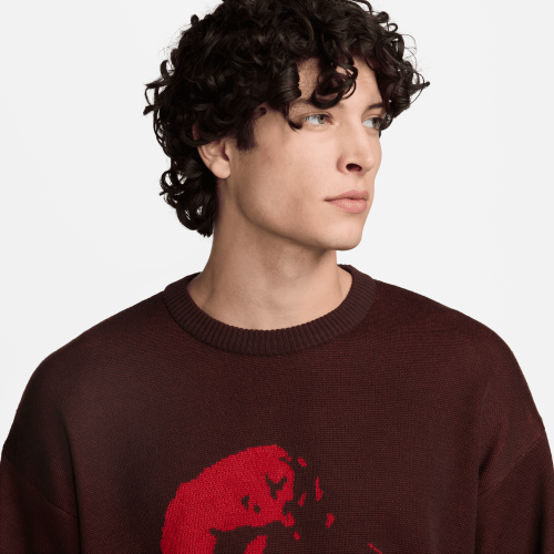 Nike SB CorpoSK8 GFX Knitted Sweater, Brown