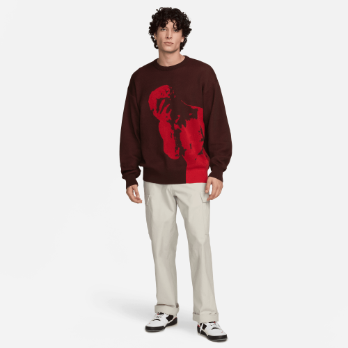 Nike SB CorpoSK8 GFX Knitted Sweater, Brown