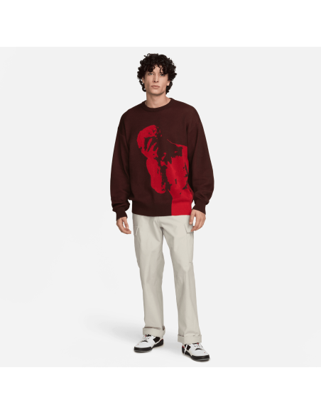 Nike SB CorpoSK8 GFX Knitted Sweater, Brown