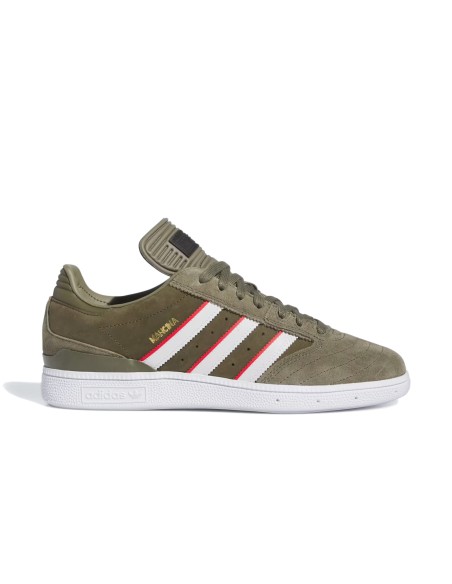 adidas Busenitz x Dan Manc, Olive Strata/Red/Cloud White