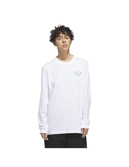 adidas x Henry Jones Long-Sleeve, WHITE/ROYBLU