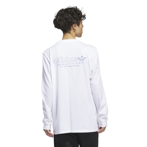 adidas x Henry Jones Long-Sleeve, WHITE/ROYBLU