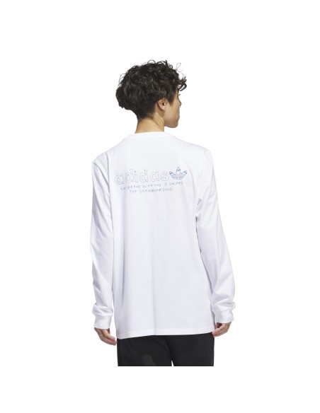 adidas x Henry Jones Long-Sleeve, WHITE/ROYBLU