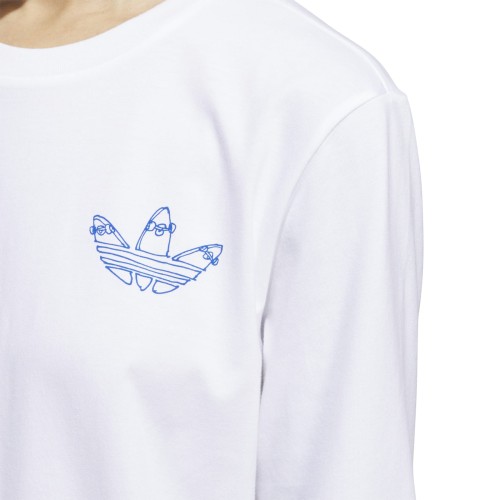 adidas x Henry Jones Long-Sleeve, WHITE/ROYBLU