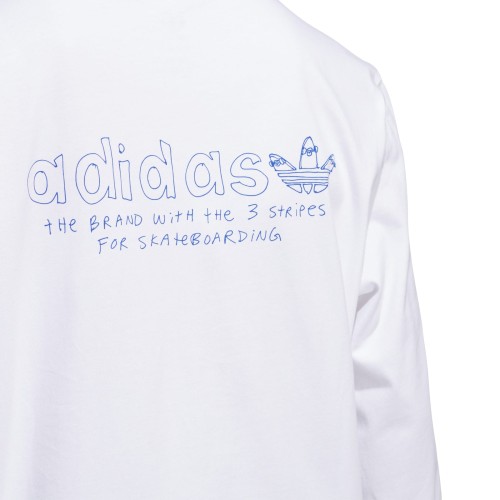 adidas x Henry Jones Long-Sleeve, WHITE/ROYBLU