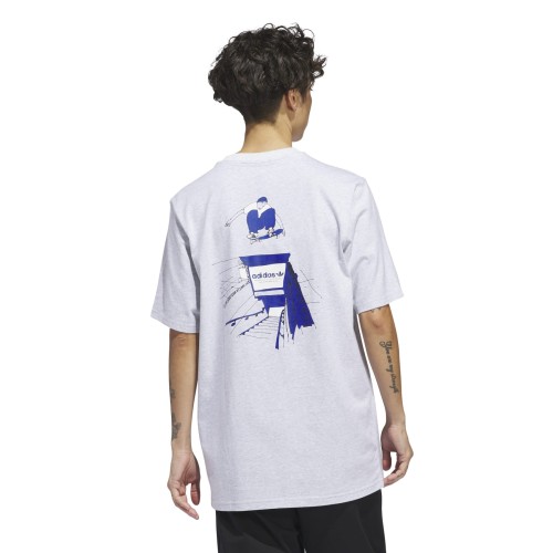 adidas x Henry Jones Tee, LGREYH/MULTCO