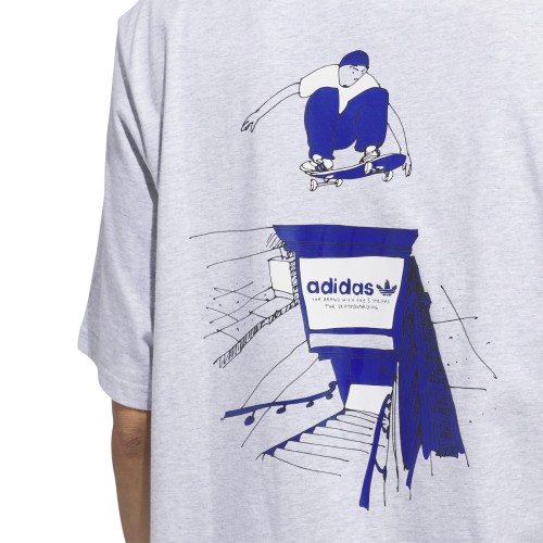 adidas x Henry Jones Tee, LGREYH/MULTCO