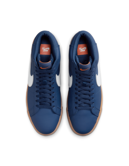 Nike SB Zoom Blazer Mid, Navy/White-Navy-Gum Light Brown