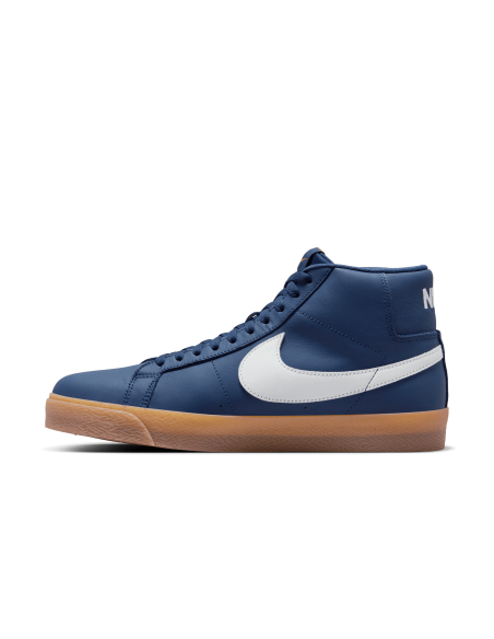 Nike SB Zoom Blazer Mid, Navy/White-Navy-Gum Light Brown