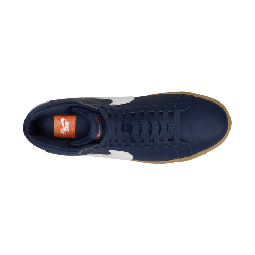 Nike SB Zoom Blazer Mid, Navy/White-Navy-Gum...